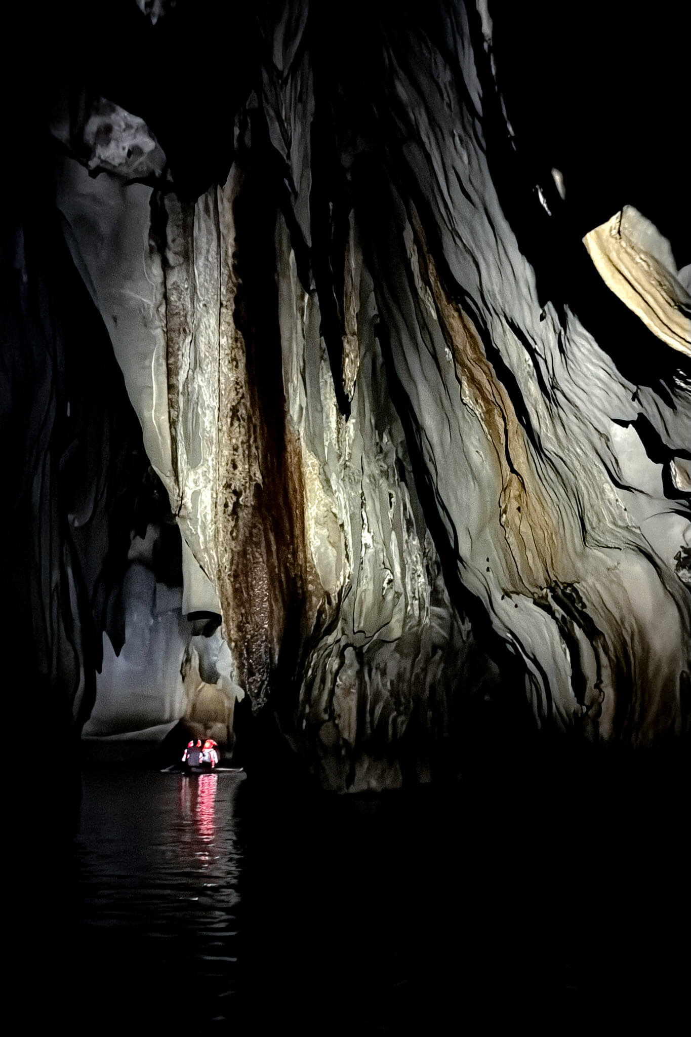 Felsformationen in der Höhle des Puerto Princesa Underground River